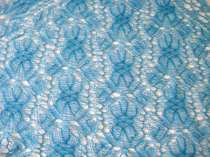 Tender Myosotis Shawl