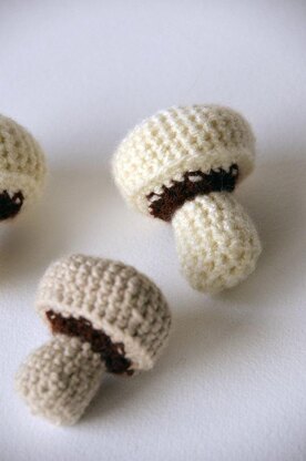 Mushroom Crochet Pattern, Mushroom Amigurumi, Food Amigurumi, Vegetable Crochet Pattern