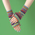 Essential Fingerless Gloves - Free Knitting Pattern for Women in Paintbox Yarns Socks