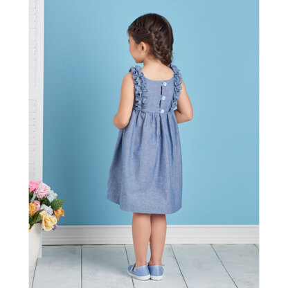Simplicity Children's Dress, Top, Pants, Purses and Headband S9559 - Paper Pattern, Size A (3-4-5-6-7-8)