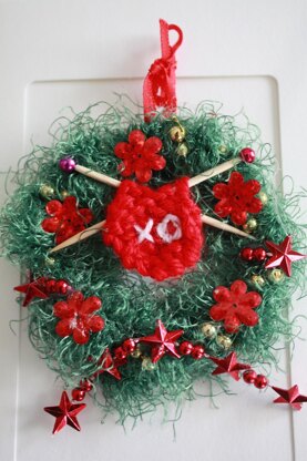 Christmas Wreath for Knitters