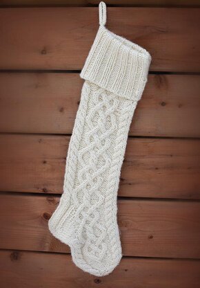 Cabled Stocking