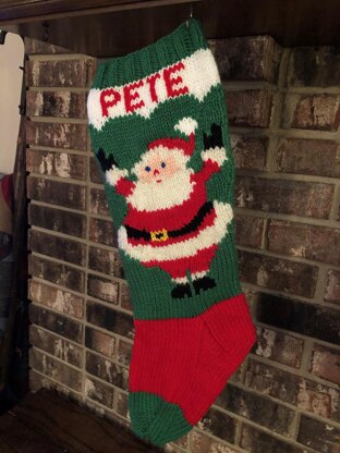 Happy Santa stocking