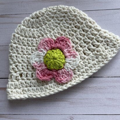 Wildflower Romance  Free Crochet Lace Summer Hat Pattern