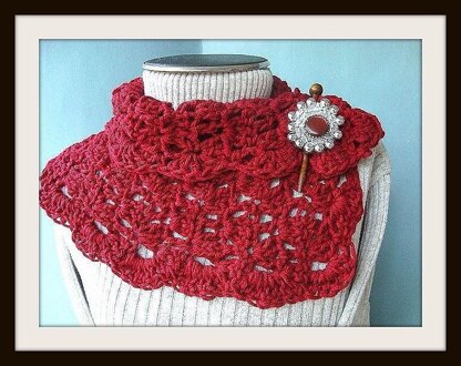 Lacy  Cowl | Crochet Pattern by Ashton11