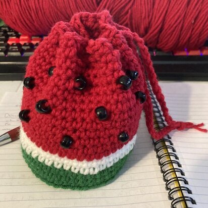 Watermelon Dice Bag