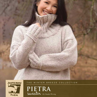 The Winter Breeze Collection - Pietra Sweater in Juniper Moon Farm - 17111 - Downloadable PDF