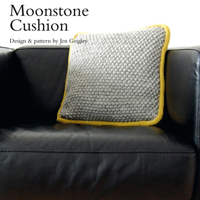Moonstone Cushion in Rowan Pure Wool Worsted