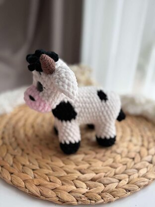Plush cow toy
