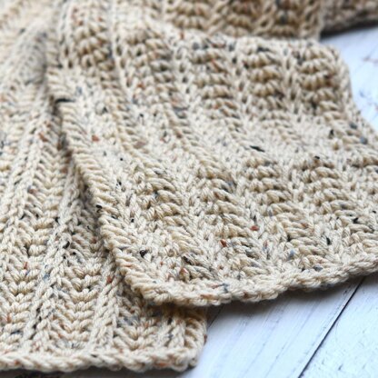 Tunisian Nautilus Mens Scarf