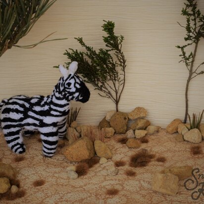 Zebra Noah's Ark Zoo Knitting Pattern Snoo's Knits