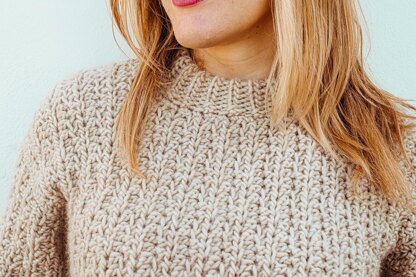 Chunky Wheat Petals Sweater