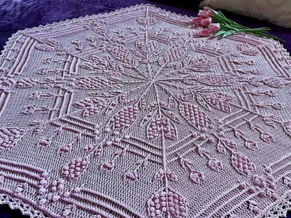 The Language of Tulips Blanket