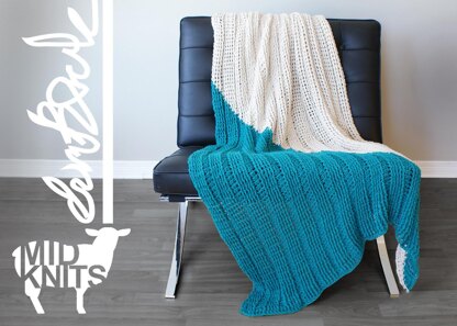 Triangle Color Blocked Throw Blanket (2015002)