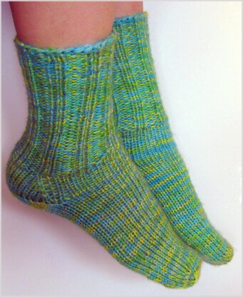 First-Time Toe-Up Socks (Any Gauge)