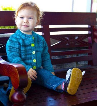 Fundamental Top-Down Baby Cardigan