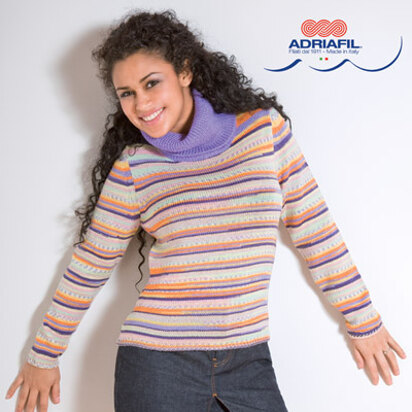 Sestriere Pullover in Adriafil Knitcol and Kid Mohair