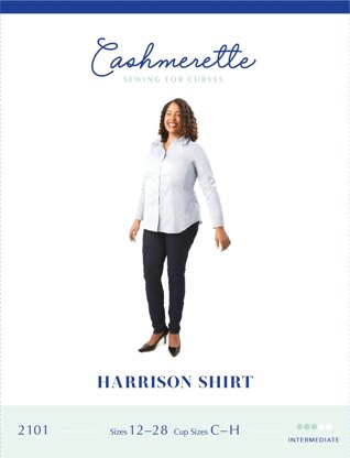 Cashmerette Harrison Shirt 2101 - Paper Pattern, Size 12 - 28