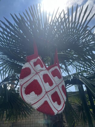 Heart Granny Tote bag