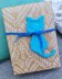 Cat shaped gift tag applique