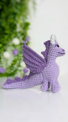 Magnar the Dragon crochet pattern, amigurumi dragon pattern