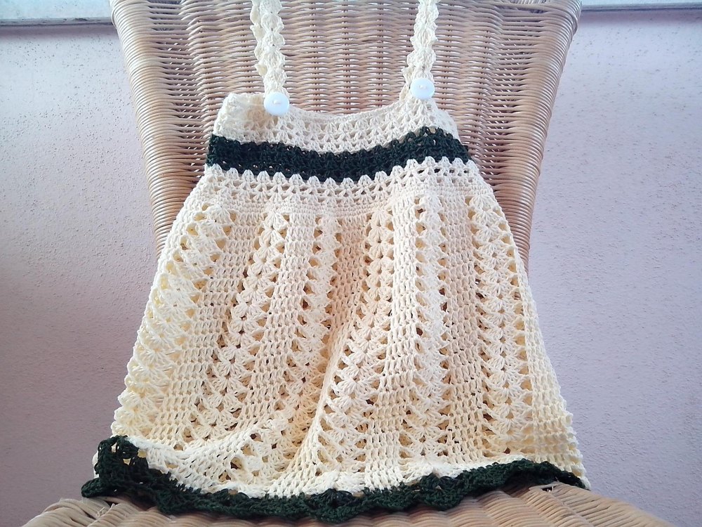 Crochet summer dress 2025 for little girl