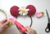 Floral Mouse Ears Headband