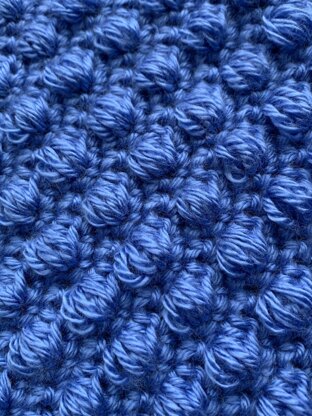 Berry Blue Puff Cowl