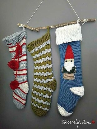 Gnome Christmas Stocking