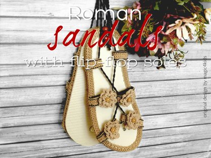 Roman sandals on flip-flop soles