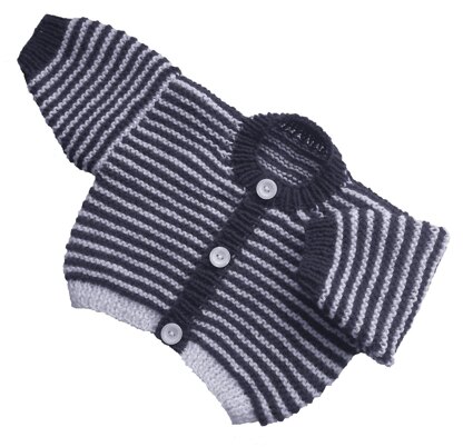 Baby Navy Stripe Cardigan