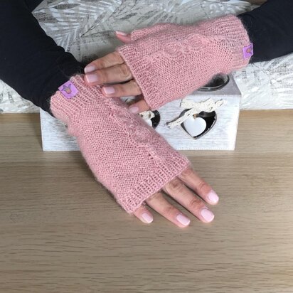 Fingerless gloves "Kimberly"