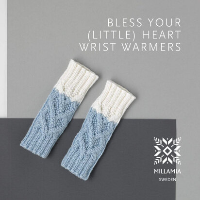 MillaMia Bless Your (Little) Heart Wrist Warmers PDF