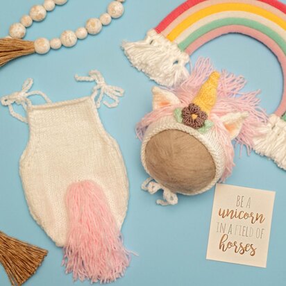 Unicorn Baby Knit Outfit Pattern