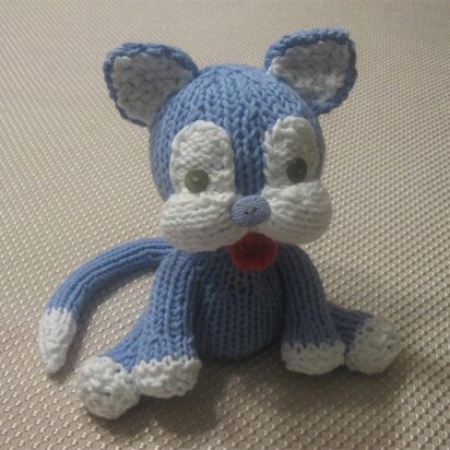 Knitkinz Cat for Your Office - knitting pattern