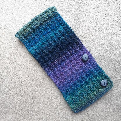 Jeweltone Buttoned Scarf