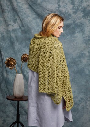 Rocket Shawl in Rowan Creative Linen - ZB298-00016-FR - Downloadable PDF