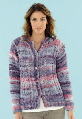Round Neck and Stand Up Collar Cardigans in Sirdar Flurry - 7956 - Leaflet