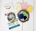 The Crafty Kit Company Spring Blue Tit Wreath Needle Felting Kit - 190 x 290 x 94mm