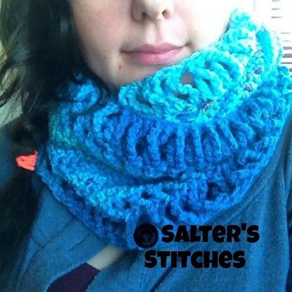 A Twist of Winter Infinity Scarf