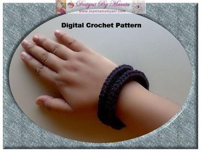 Simple Crochet Bangle Bracelet Pattern For Beginners