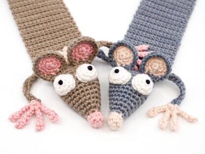 Rat Bookmark Crochet Pattern