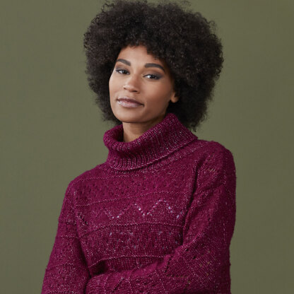 Stacy Charles Fine Yarns Aurora Pullover PDF