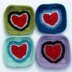 Love Heart Granny Square Motif