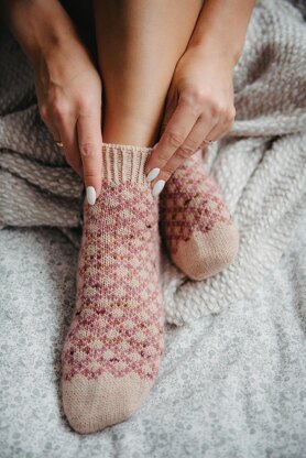 Rhubarb and Custard Socks