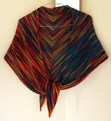 Monet Sunset Shawl