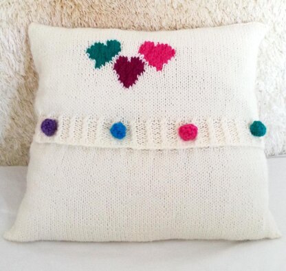 Heart of hearts cushion