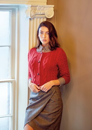 Dawn Cardigan in Rowan Kid Classic - Downloadable PDF