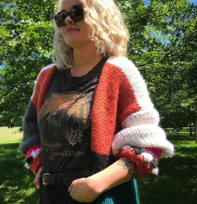 Alice in Boholand Chunky knit Cardigan