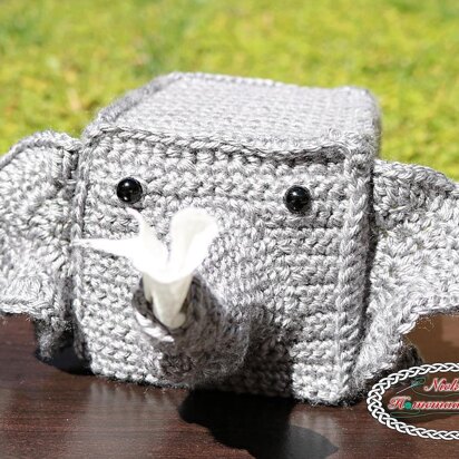 Elephant Tissue Box Cover